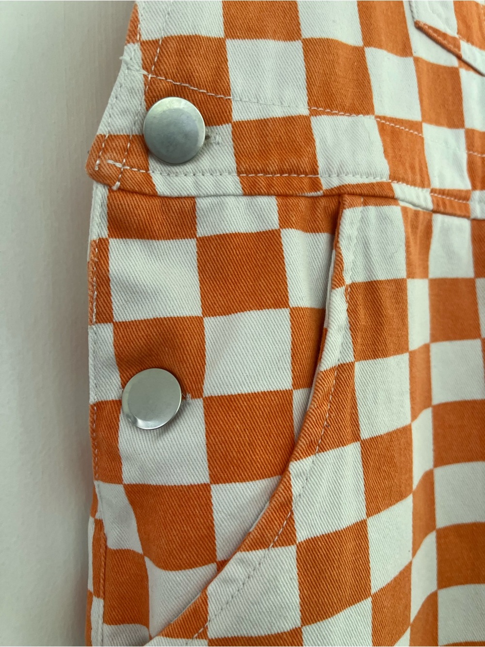 Tennessee VOLS Orange White
Checkerboard Overalls Size Small - Picture 11 of 15